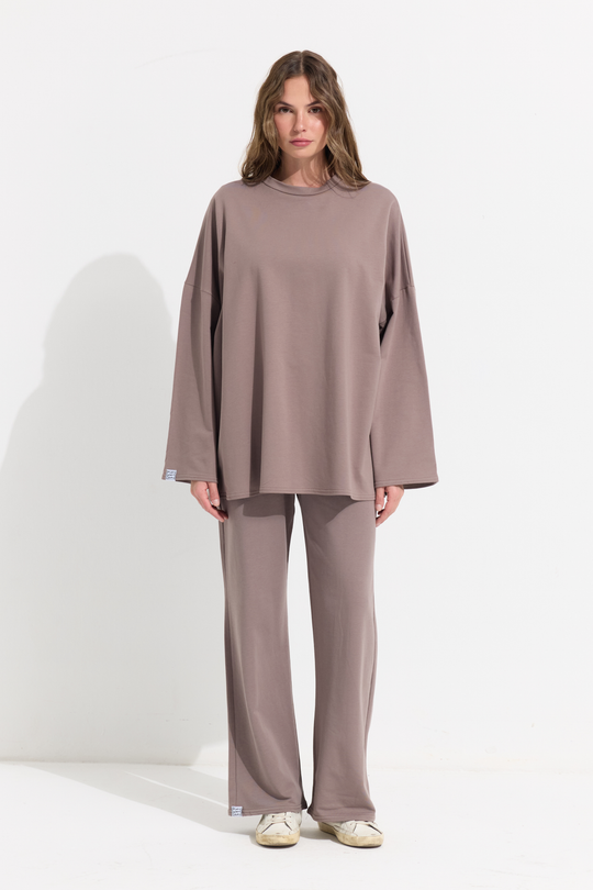 T-shrit met wijde mouwen