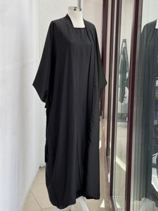 Satijnen twinset met abaya