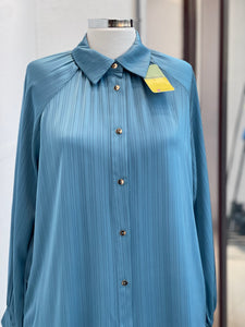 Satijnen blouse met details