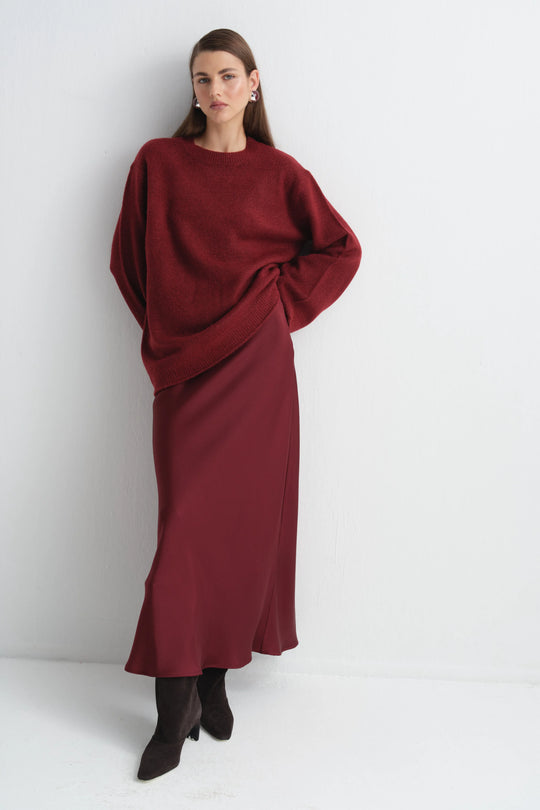 Satijnen Maxi Rok