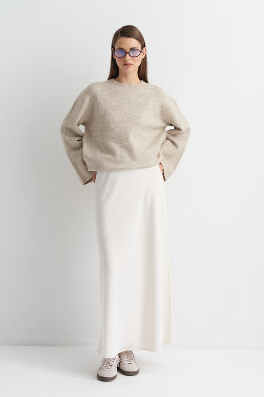 Satijnen Maxi Rok