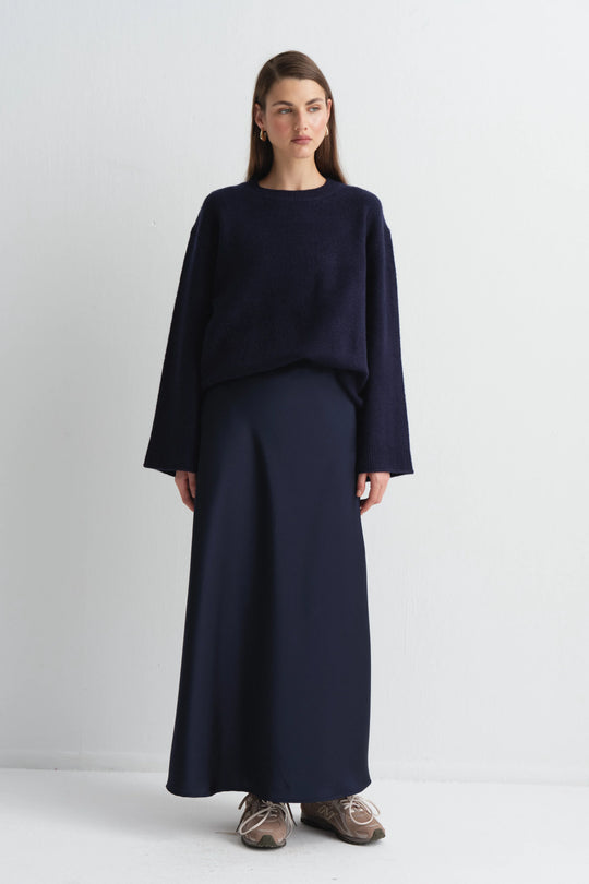 Satijnen Maxi Rok