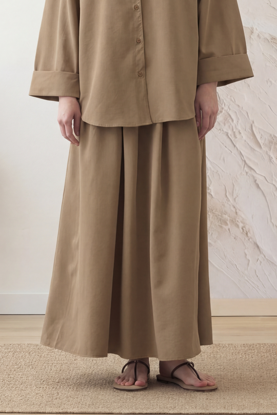 Rok met tailleband