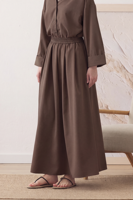 Rok met tailleband