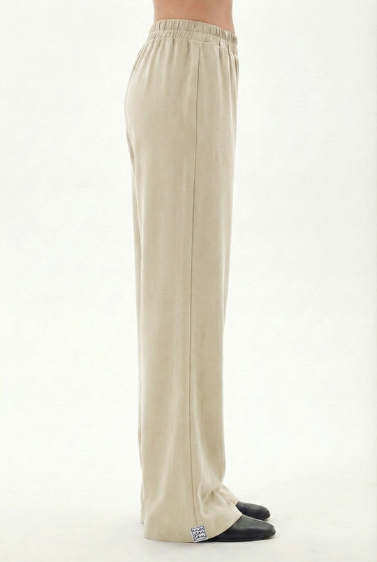Broek met elastische tailleband