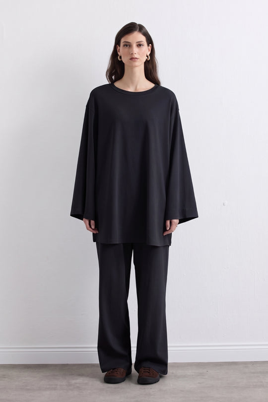Tweedelige katoenen set met broek