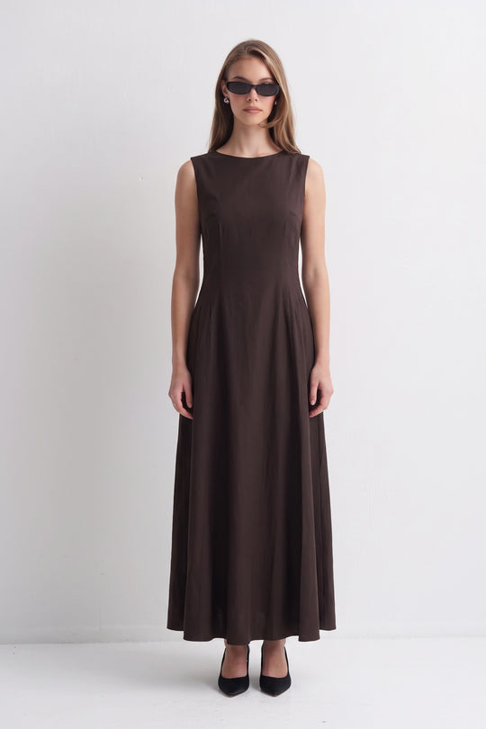 Mouwloze Maxi jurk
